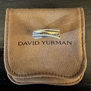David Yurman Crossover Ring 18K Gold size 8